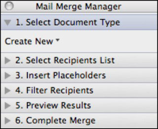 mail merge mac 2011