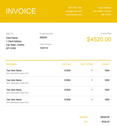 quickbooks trucking invoice template LetterHUB